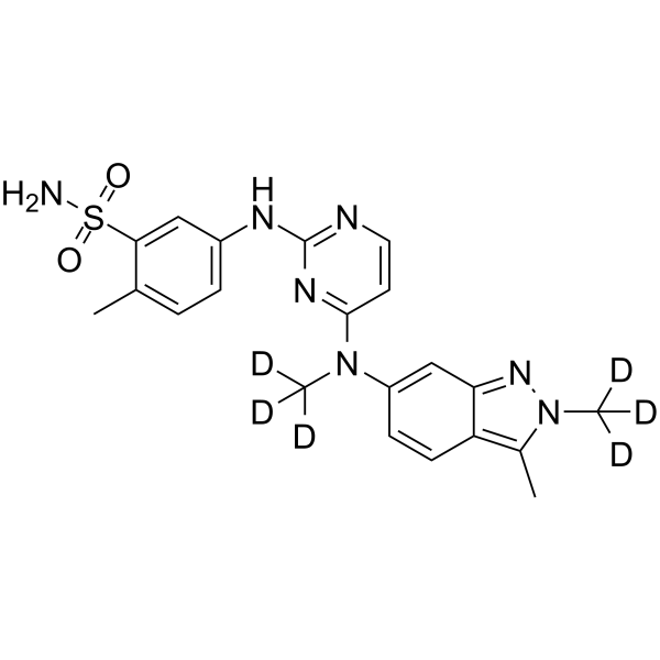 Pazopanib-d6 (GW786034-d6) 1219592-01-4